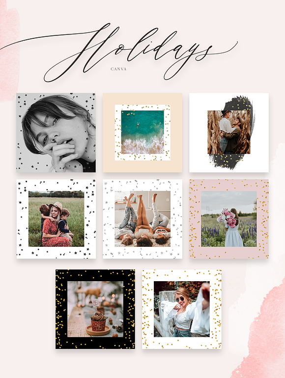 Canva templates for bloggers in Instagram Templates - product preview 10