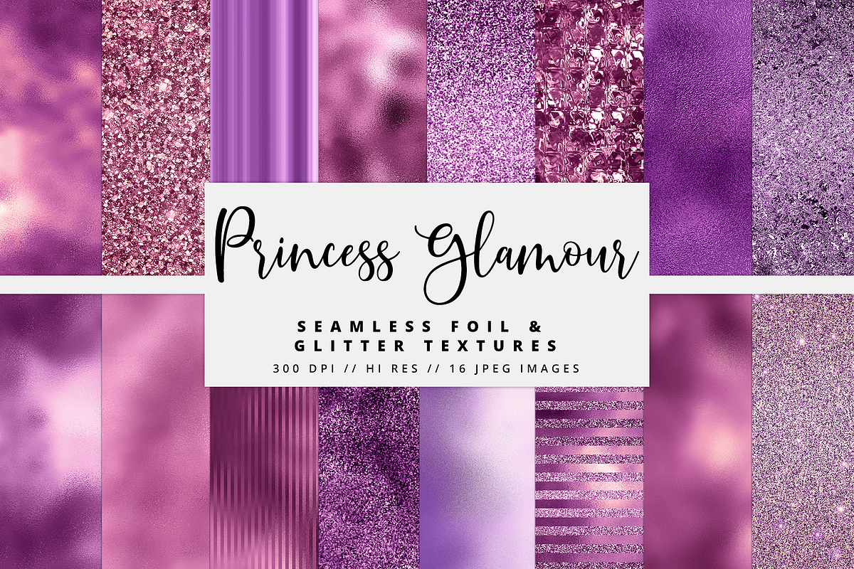 Princess Glamour Foil Textures in Textures - product preview 8