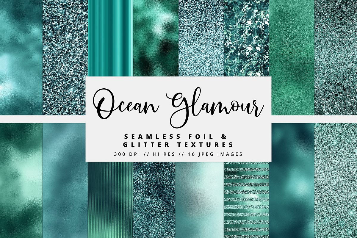 Ocean Glamour Foil Textures in Textures - product preview 8