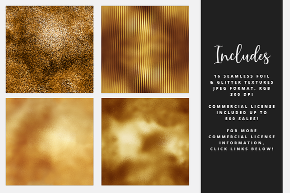 Gold Glamour Foil Textures in Textures - product preview 1