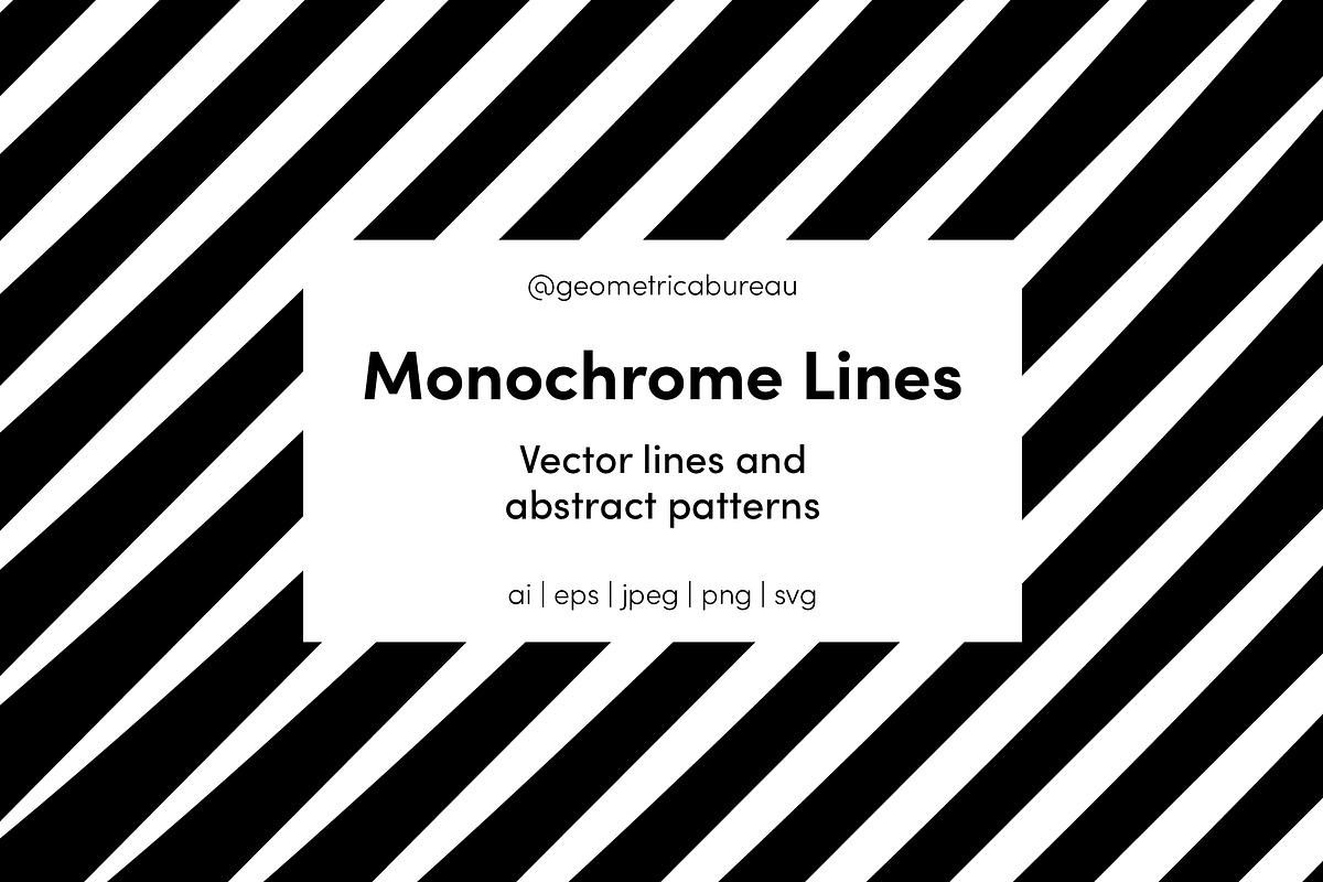 Monochrome Lines in Patterns - product preview 8