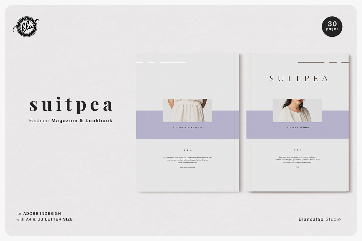 SUITPEA Fashion Magazine & Lookbook in Magazine Templates - product preview 8