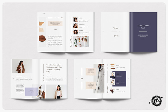 SUITPEA Fashion Magazine & Lookbook in Magazine Templates - product preview 3