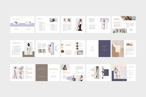 SUITPEA Fashion Magazine & Lookbook in Magazine Templates - product preview 6