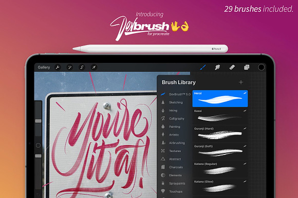 DEVBRUSH™ FOR PROCREATE BUNDLE in Add-Ons - product preview 4