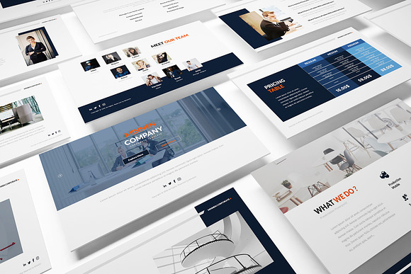 Minnen Corporate Powepoint in PowerPoint Templates - product preview 4