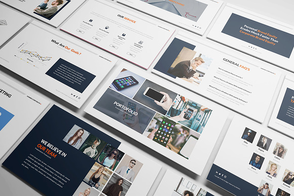 Minnen Corporate Powepoint in PowerPoint Templates - product preview 5