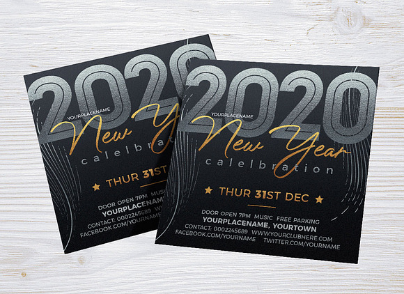 New Year Celebration in Flyer Templates - product preview 1