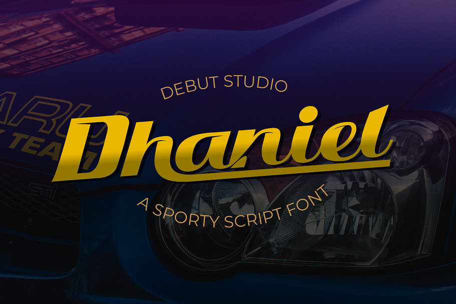 Dhaniel in Display Fonts - product preview 8