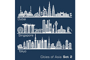 Cities of Asia - Dubai, Singapore
