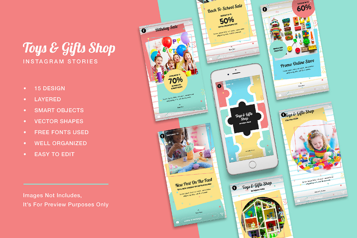 Toys & Gift Shop Instagram Stories in Instagram Templates - product preview 8