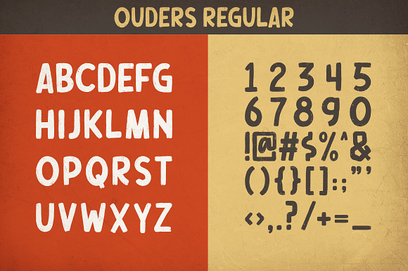 OUDERS - Stencil & Regular Font in Display Fonts - product preview 10