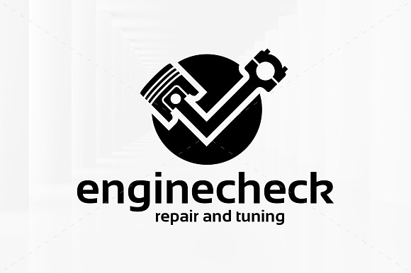Engine Check Logo Template in Logo Templates - product preview 1