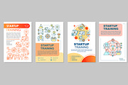 Startup training brochure template