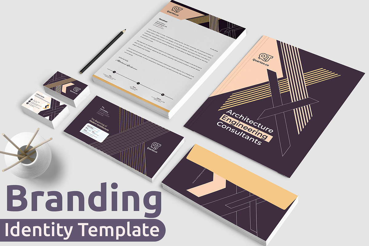 Corporate Branding Identity Template in Stationery Templates - product preview 8