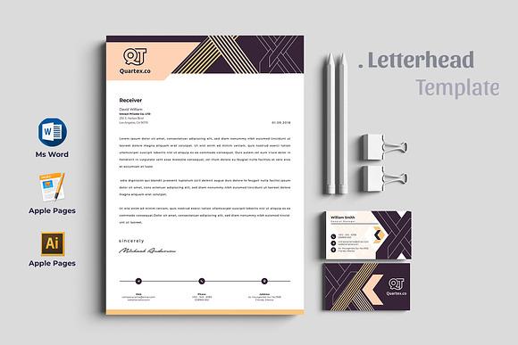 Corporate Branding Identity Template in Stationery Templates - product preview 1