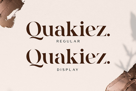 Quakiez - Luxury Modern Serif in Serif Fonts - product preview 13