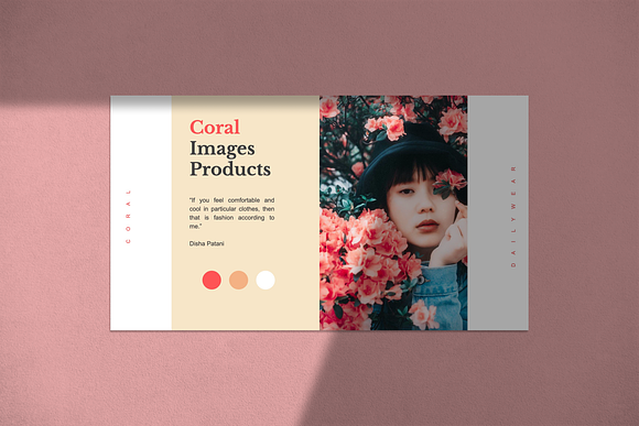 Coral Creative PowerPoint Template in PowerPoint Templates - product preview 3