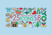 25 Christmas Icons