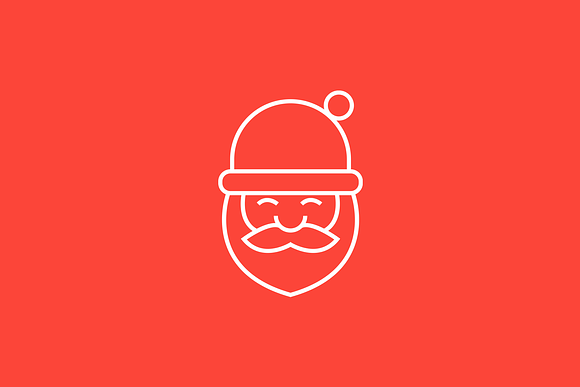 50% off! - Christmas line icons! in Icons - product preview 1