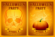 Halloween Party Background Vector