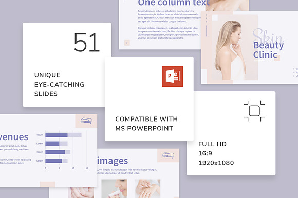 Skin Beauty Clinic Presentation in PowerPoint Templates - product preview 1