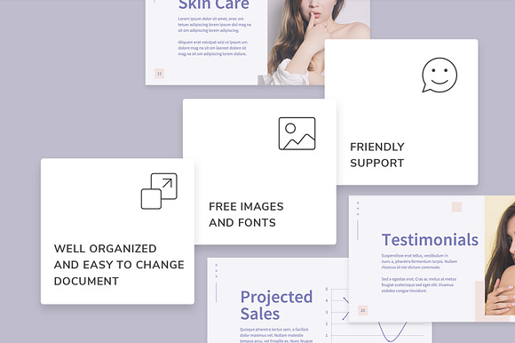 Skin Beauty Clinic Presentation in PowerPoint Templates - product preview 3