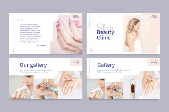 Skin Beauty Clinic Presentation in PowerPoint Templates - product preview 8