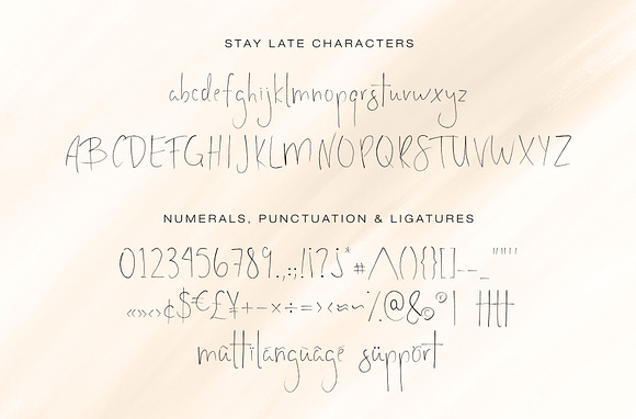 Stay Late | A Signature Font in Script Fonts - product preview 1