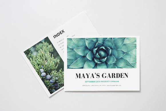 5x7 print two flat flyer card mockup in Print Mockups - product preview 4