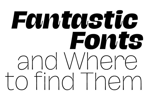 Hagrid 24 fonts + 4 variables in Display Fonts - product preview 6