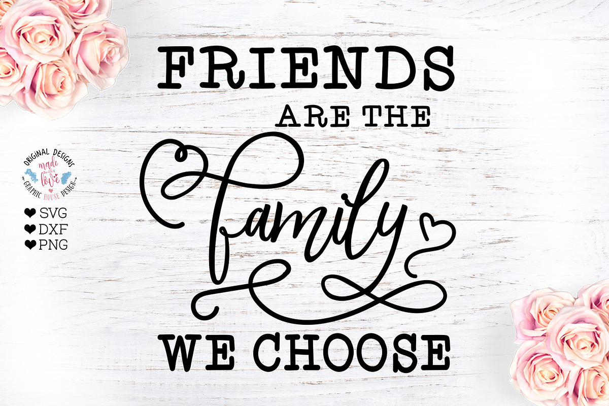 Friends are the Family we Choose in Illustrations - product preview 8