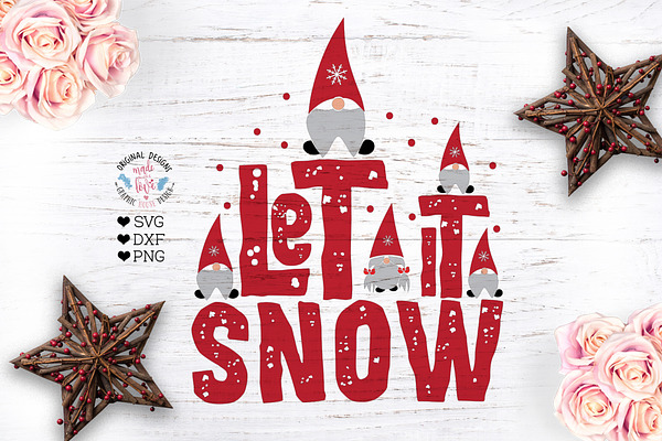 Let it Snow - Gnome SVG