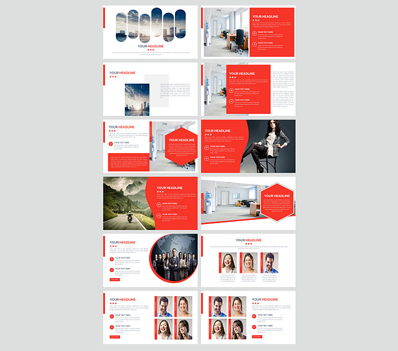 Business Star Powerpoint Template in PowerPoint Templates - product preview 2