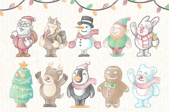 Christmas Illustrations Collection in Illustrations - product preview 1