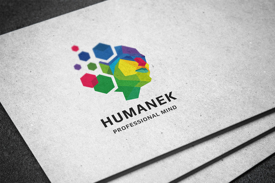 Human Brain Technology Logo in Logo Templates - product preview 8