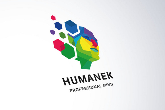 Human Brain Technology Logo in Logo Templates - product preview 1