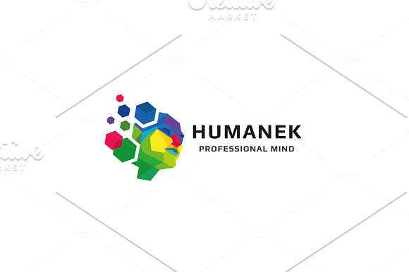 Human Brain Technology Logo in Logo Templates - product preview 3