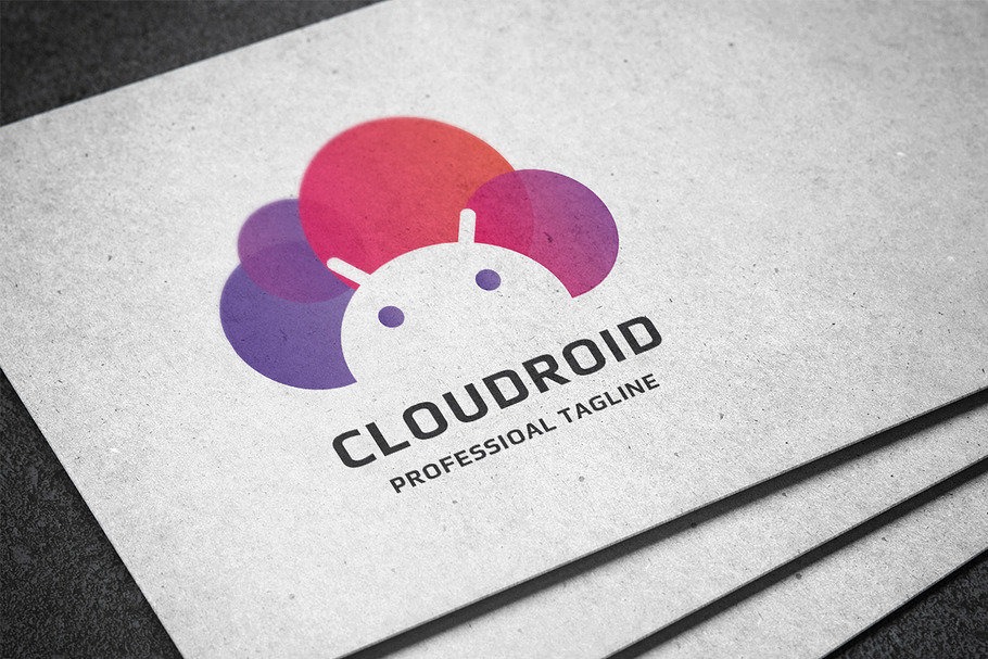 Cloud Android Logo in Logo Templates - product preview 8