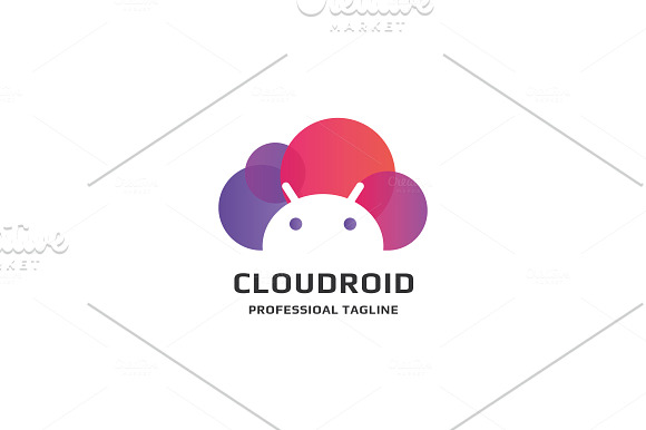 Cloud Android Logo in Logo Templates - product preview 2