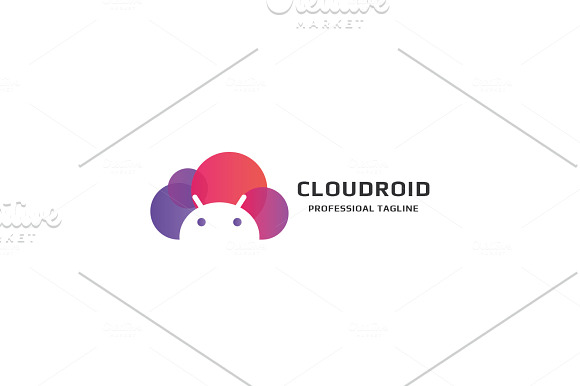 Cloud Android Logo in Logo Templates - product preview 3
