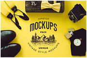10 Hipster Mockups Pack