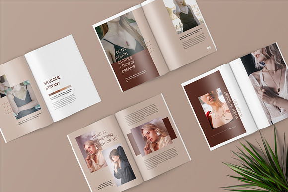 Stevany Jewelry Lookbook in Brochure Templates - product preview 1