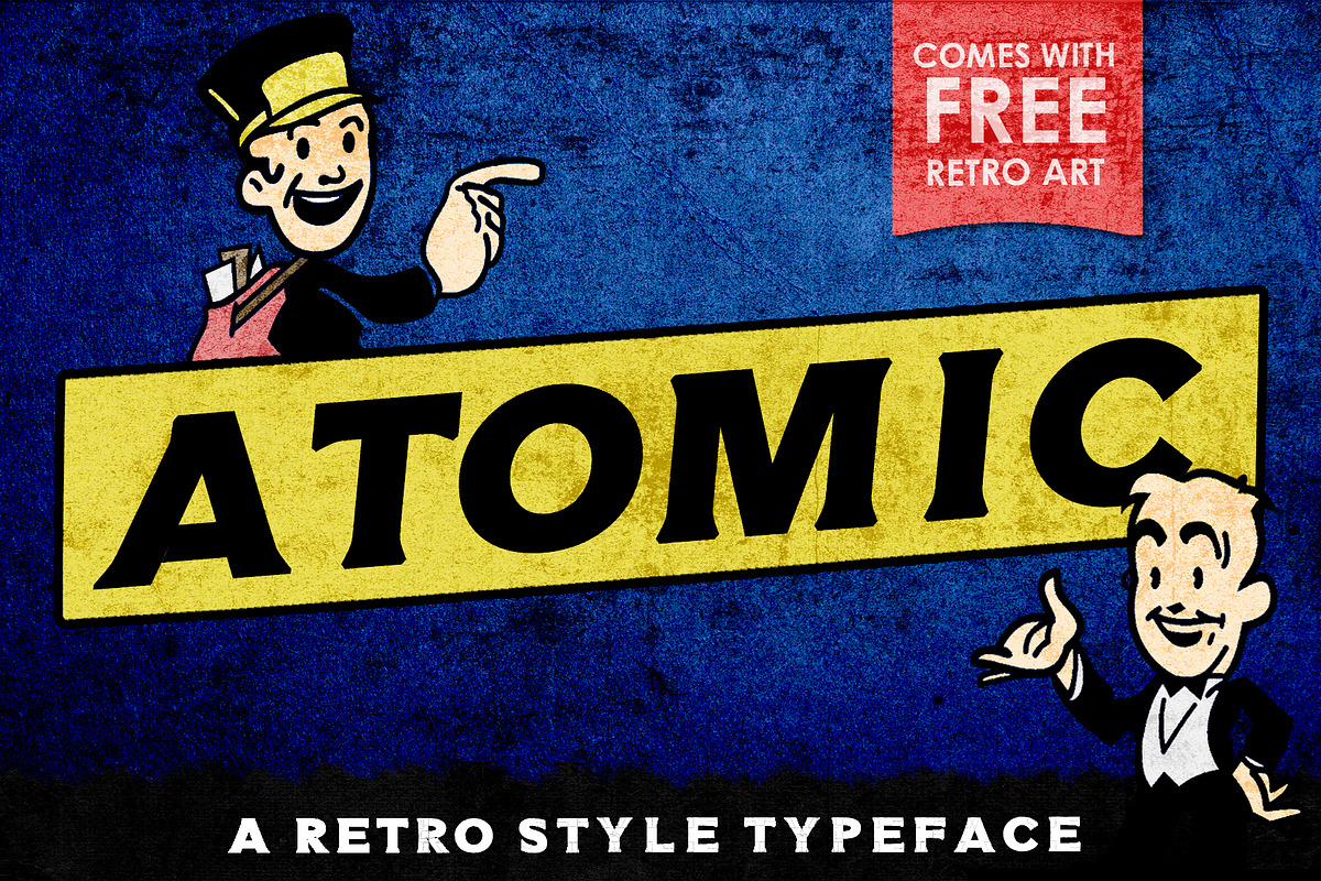 ATOMIC Typeface in Serif Fonts - product preview 8