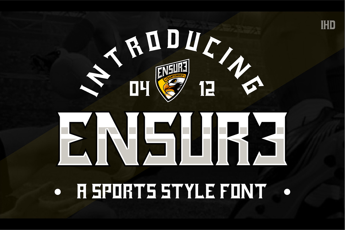 Ensure Sports Gothic in Blackletter Fonts - product preview 8