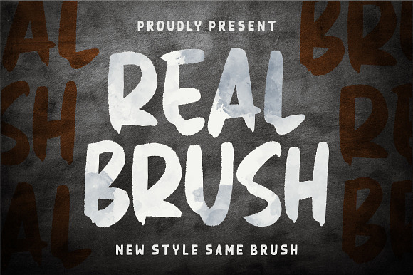 Real Brush - Handbrush Font in Display Fonts - product preview 8