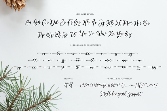 Winter Festival - Calligraphy Font in Script Fonts - product preview 9