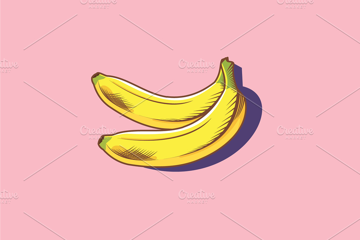 Banana Illustration in Objects - product preview 8