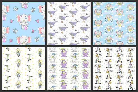 14 Seamless Pattern | Animal in Patterns - product preview 2