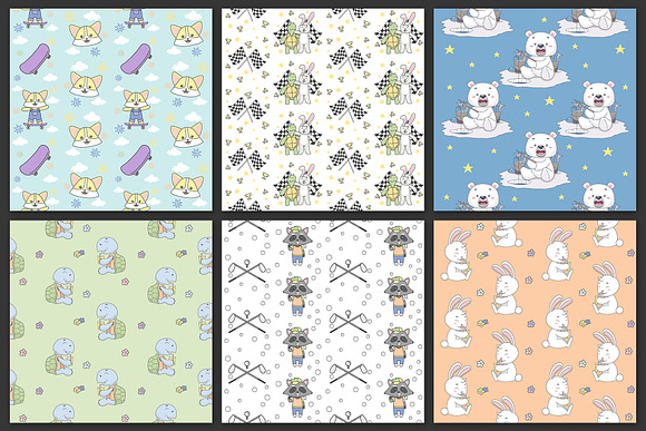 14 Seamless Pattern | Animal in Patterns - product preview 3